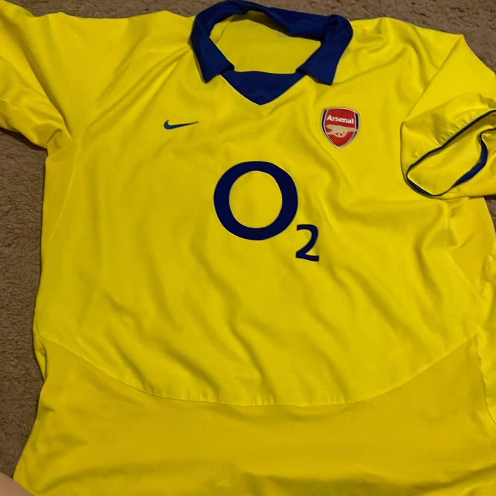 Arsenal THROWBACK 2004-05 Nike Premier League Soccer Jersey